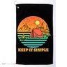 Camping Keep It Simple Golf Towel