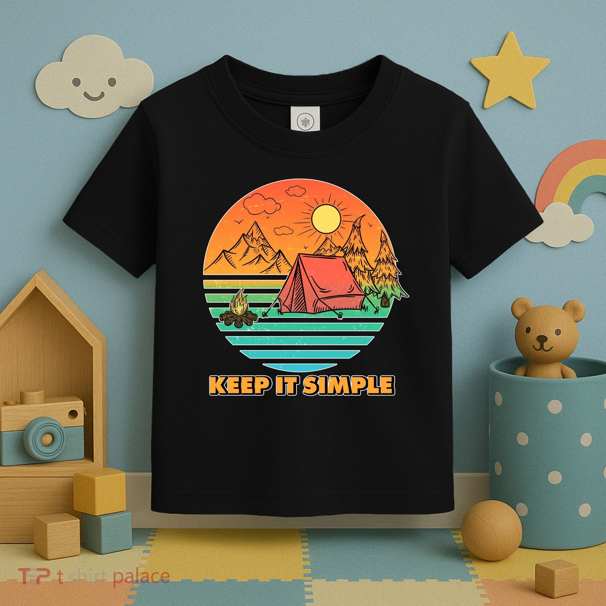 Camping Keep It Simple Toddler T-Shirt