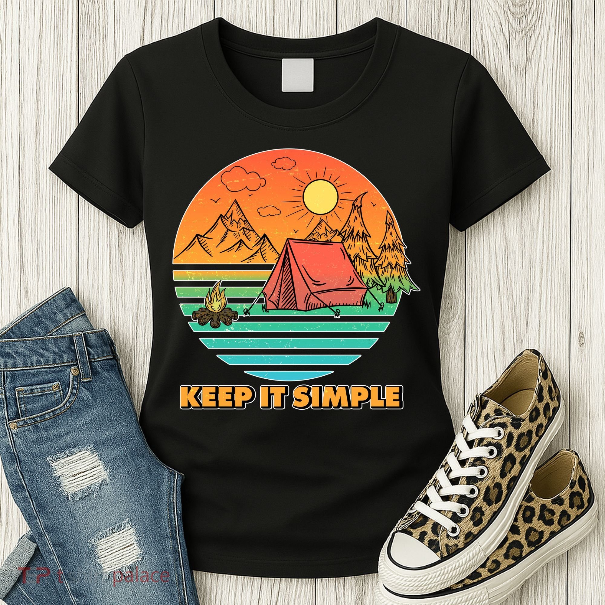 Camping Keep It Simple Women's T-Shirt