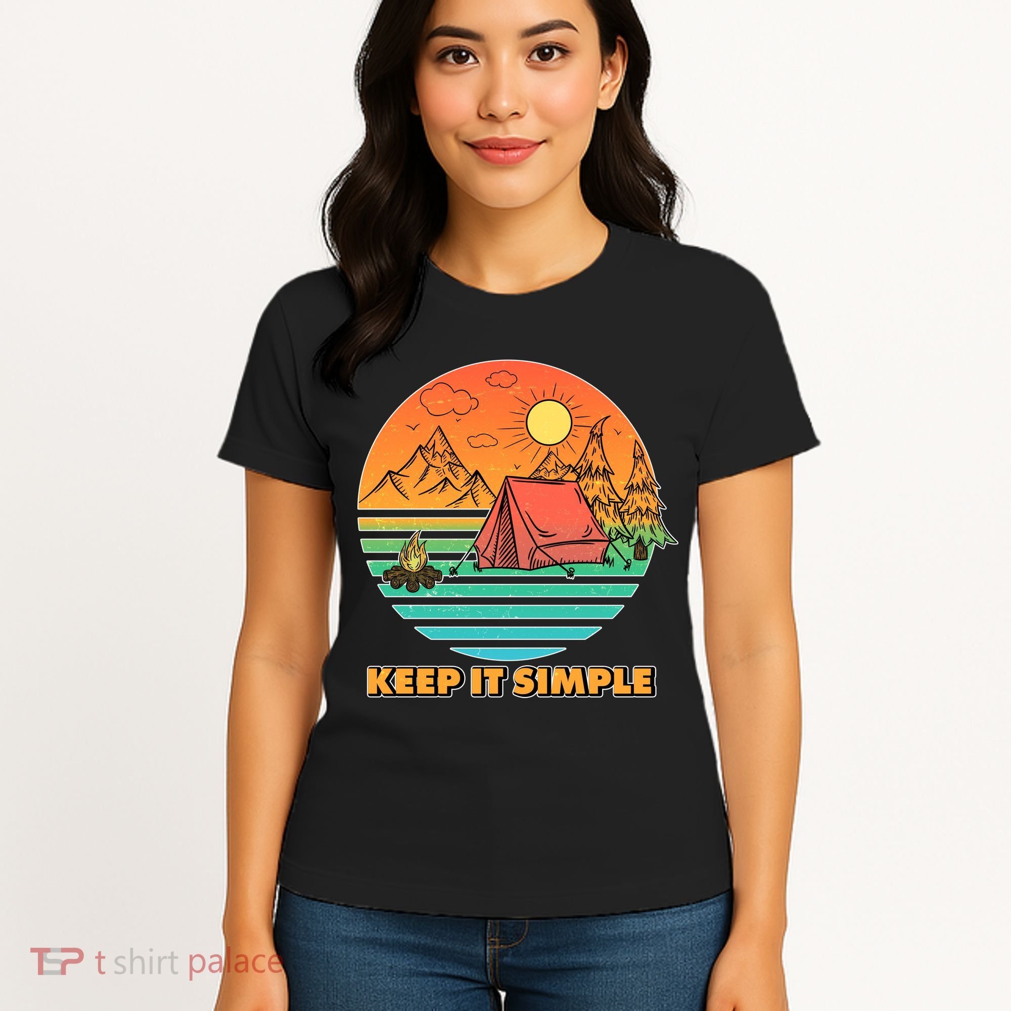 Camping Keep It Simple Women's T-Shirt