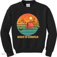 Camping Keep It Simple Kids Sweatshirt thumb 0