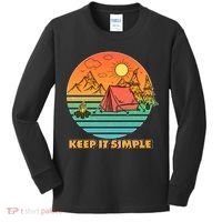 Camping Keep It Simple Kids Long Sleeve Shirt thumb 0