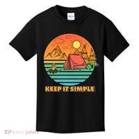 Camping Keep It Simple Kids T-Shirt thumb 0