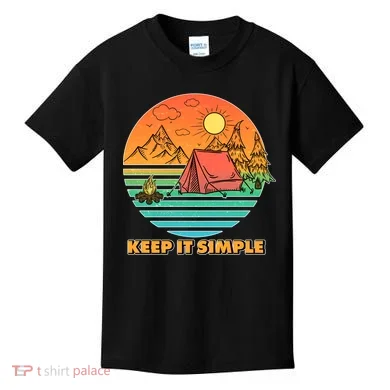 Camping Keep It Simple Kids T-Shirt