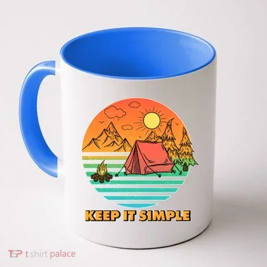 Camping Keep It Simple Coffee Mug