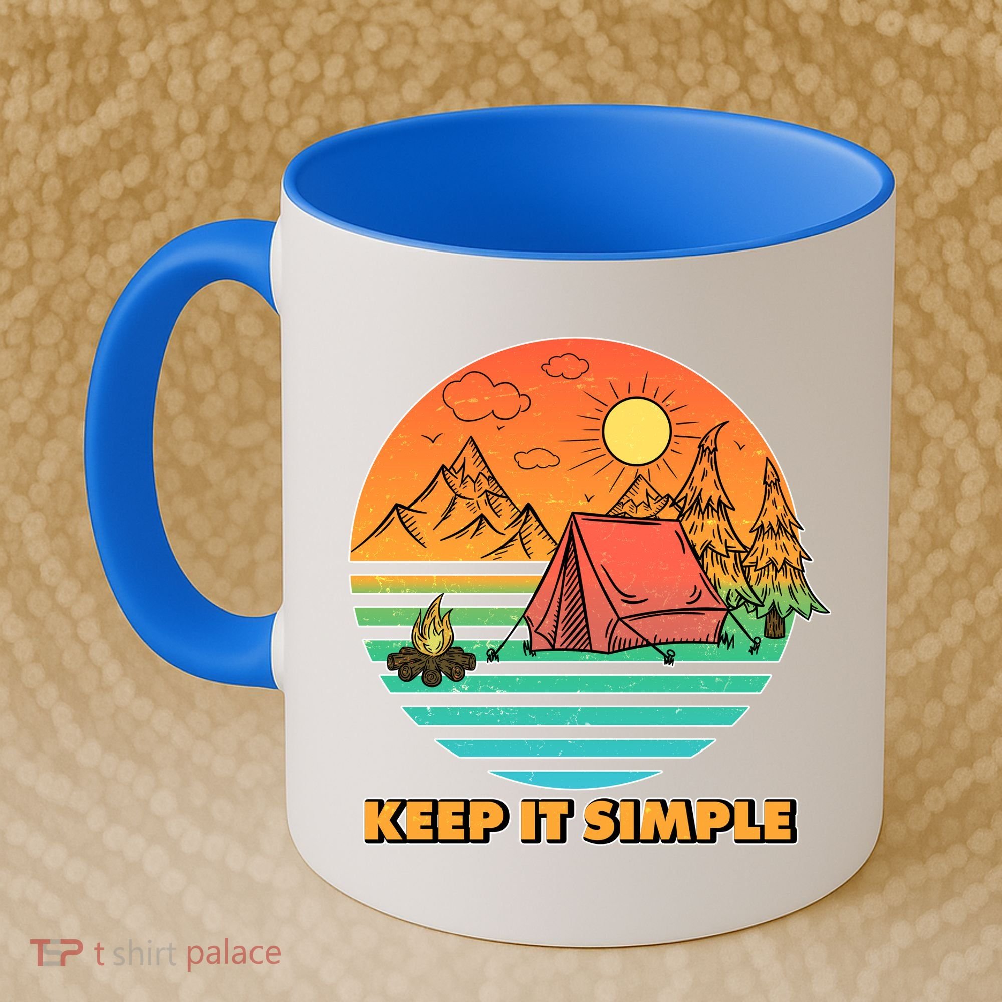 Camping Keep It Simple Coffee Mug
