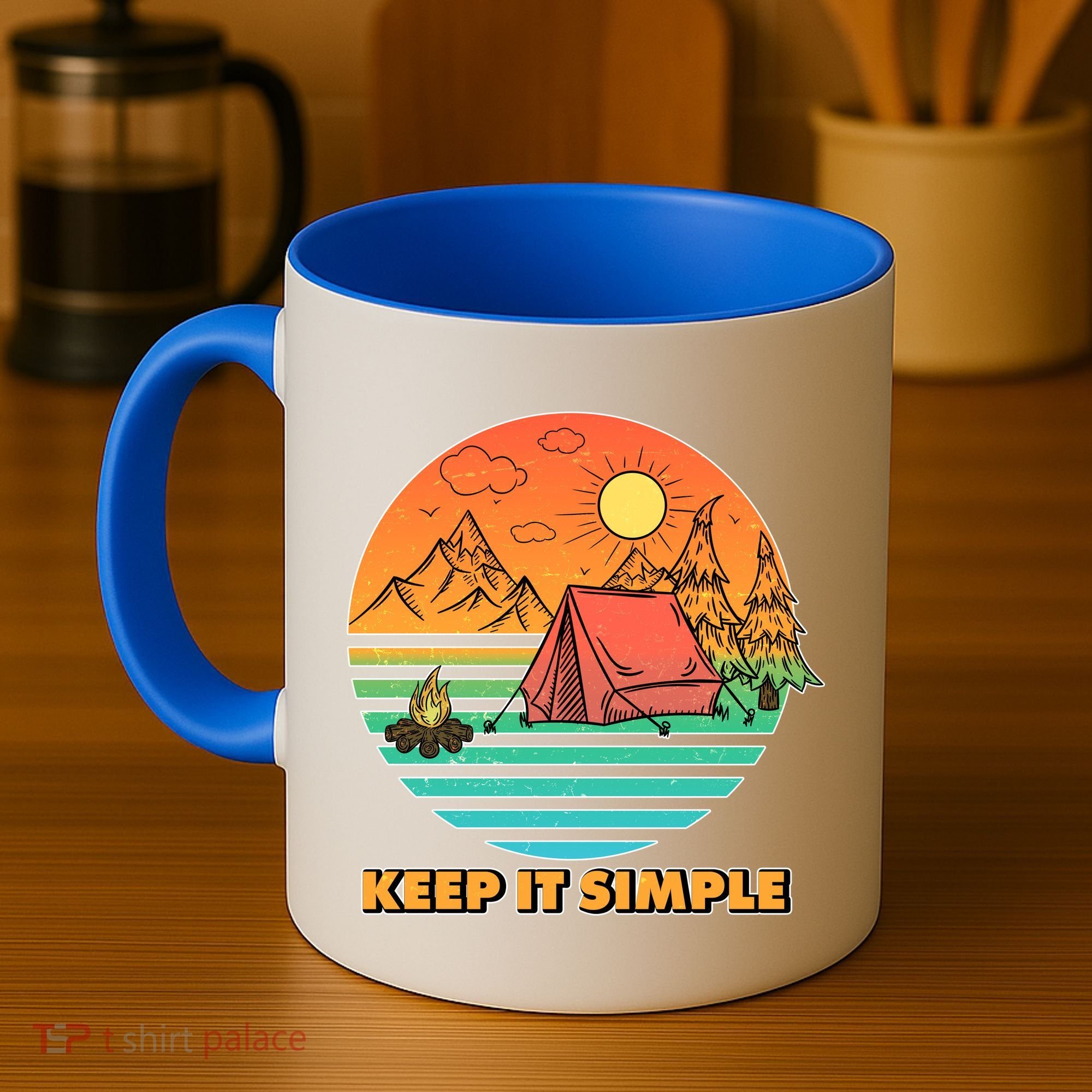 Camping Keep It Simple Coffee Mug