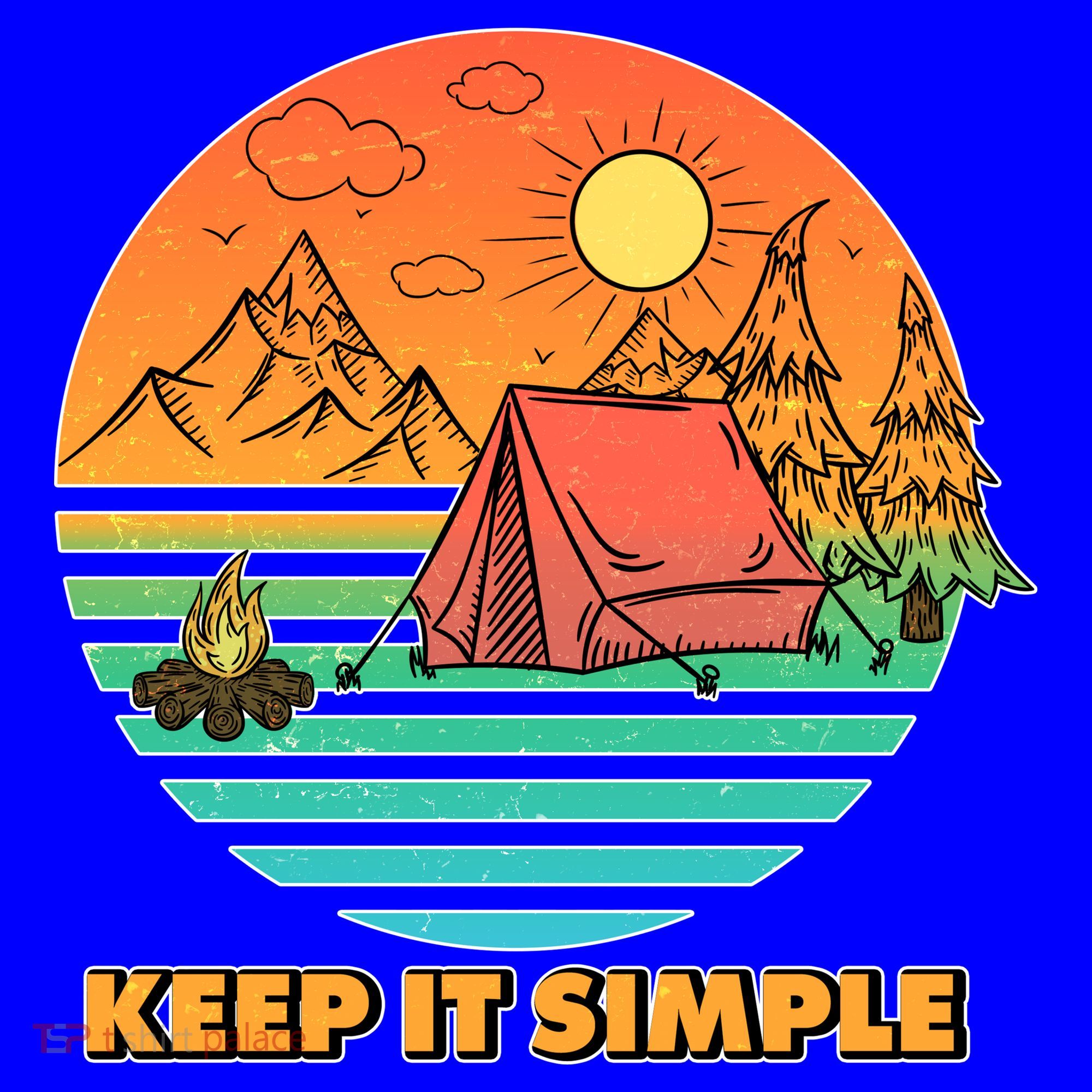 Camping Keep It Simple Coffee Mug