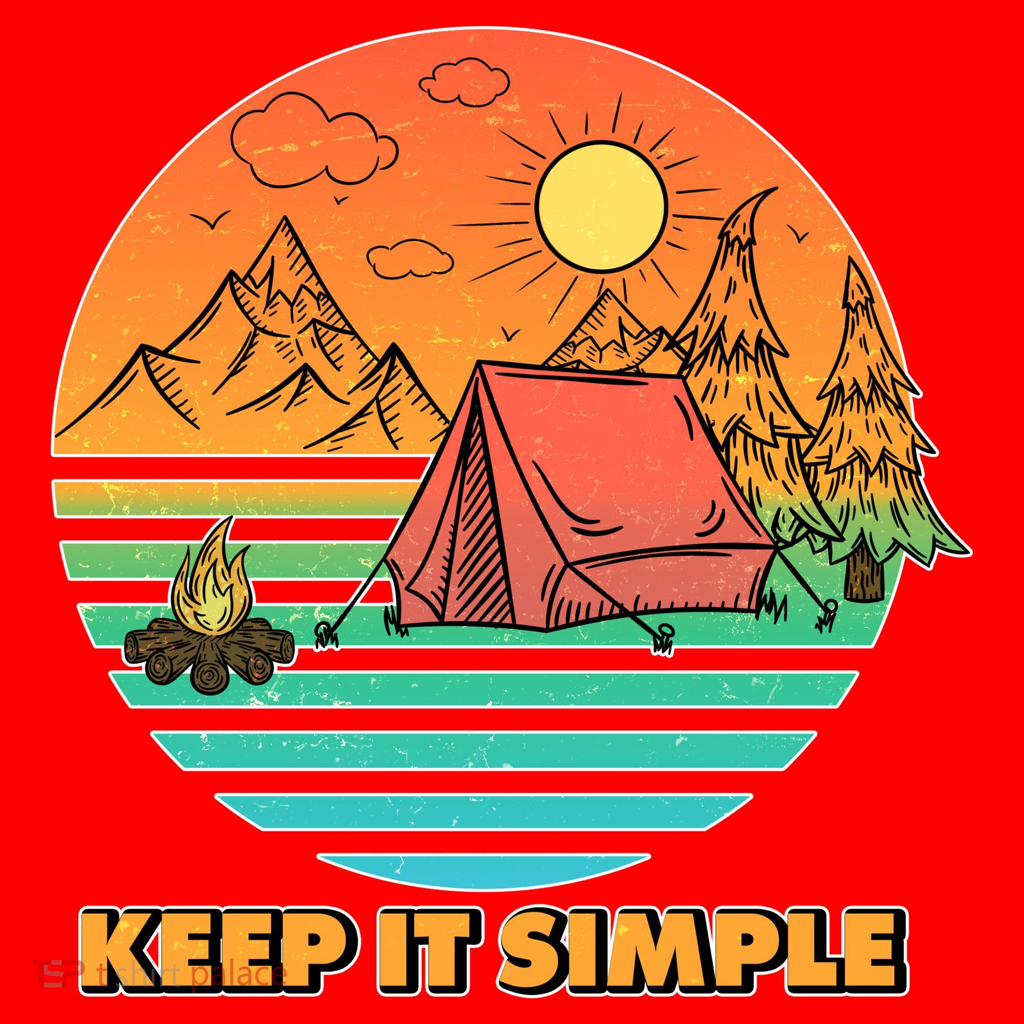 Camping Keep It Simple Santa Hat