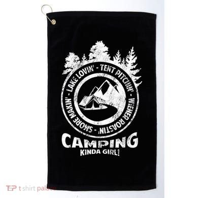 Camping Kinda Girl Golf Towel