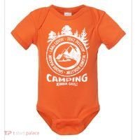 Camping Kinda Girl Baby Bodysuit thumb 0