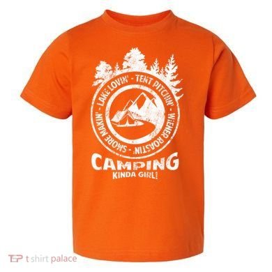Camping Kinda Girl Toddler T-Shirt