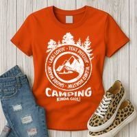 Camping Kinda Girl Women's T-Shirt thumb 3