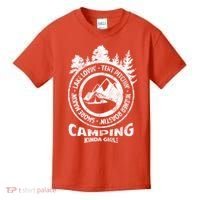 Camping Kinda Girl Kids T-Shirt thumb 0
