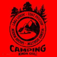 Camping Kinda Girl Santa Hat thumb 1