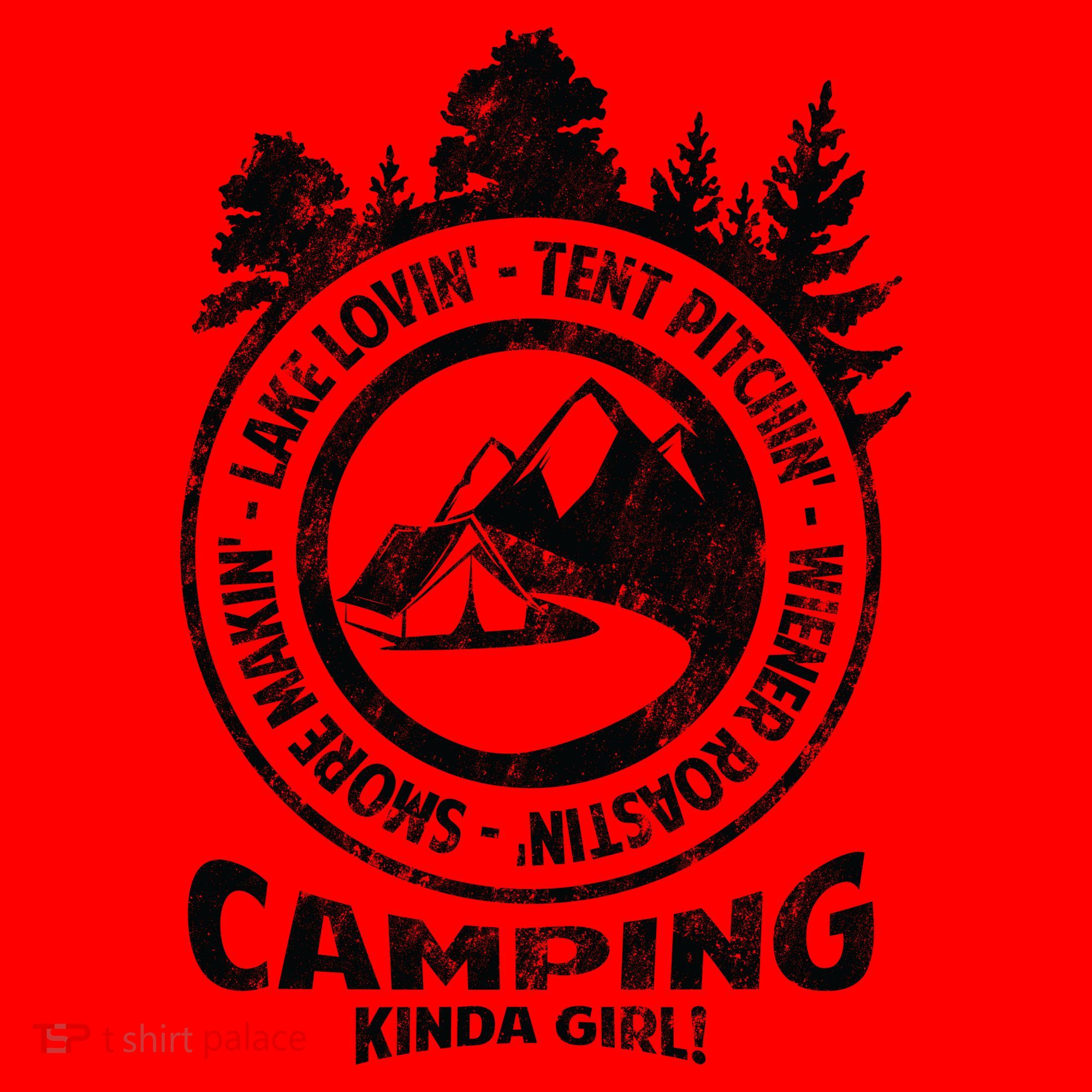 Camping Kinda Girl Santa Hat