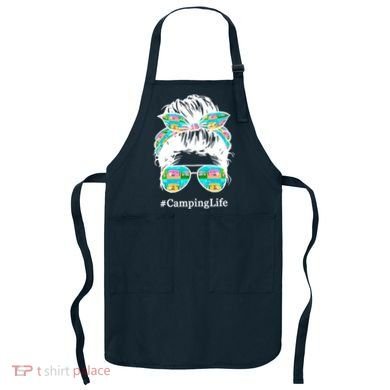 Camping Life Messy Hair Apron