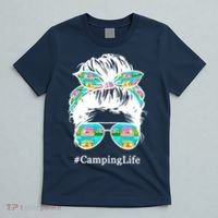 Camping Life Messy Hair T-Shirt thumb 5