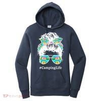 Camping Life Messy Hair Women's Hoodie thumb 0