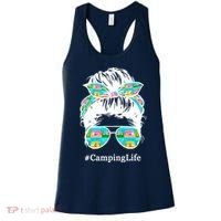 Camping Life Messy Hair Women's Tank Top thumb 0