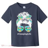 Camping Life Messy Hair Toddler T-Shirt thumb 0