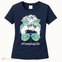 Camping Life Messy Hair Women's T-Shirt thumb 0