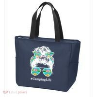 Camping Life Messy Hair Tote Bag thumb 3