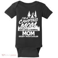 Camping Mom Baby Bodysuit thumb 0