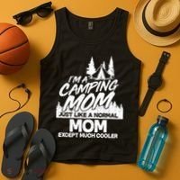 Camping Mom Tank Top thumb 4