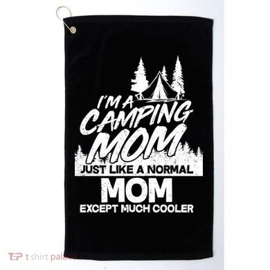 Camping Mom Golf Towel
