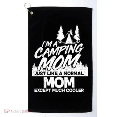 Camping Mom Golf Towel