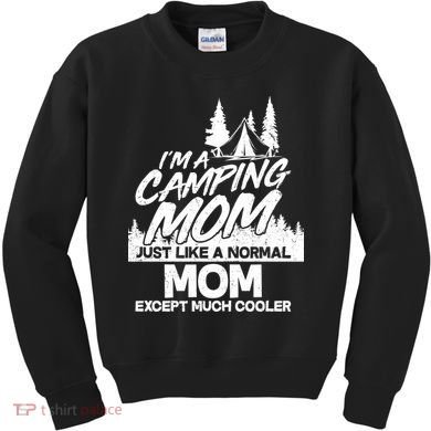 Camping Mom Kids Sweatshirt