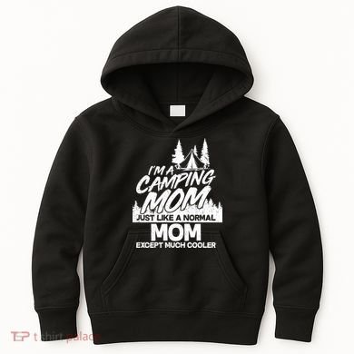 Camping Mom Kids Hoodie