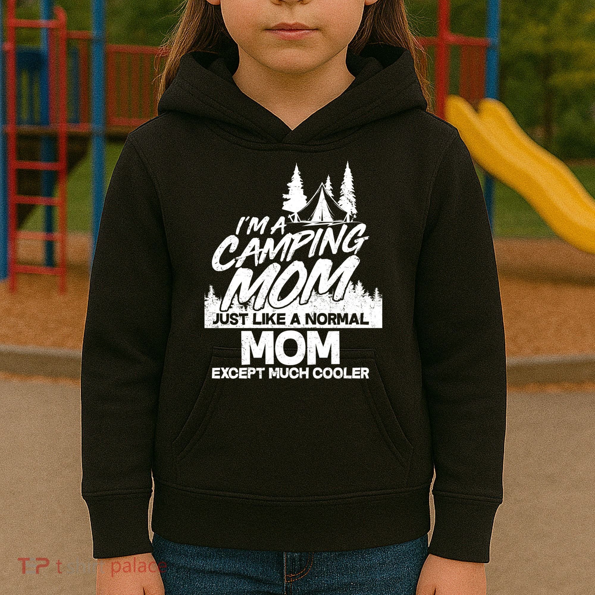 Camping Mom Kids Hoodie