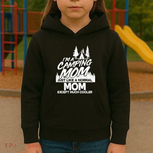 Camping Mom Kids Hoodie
