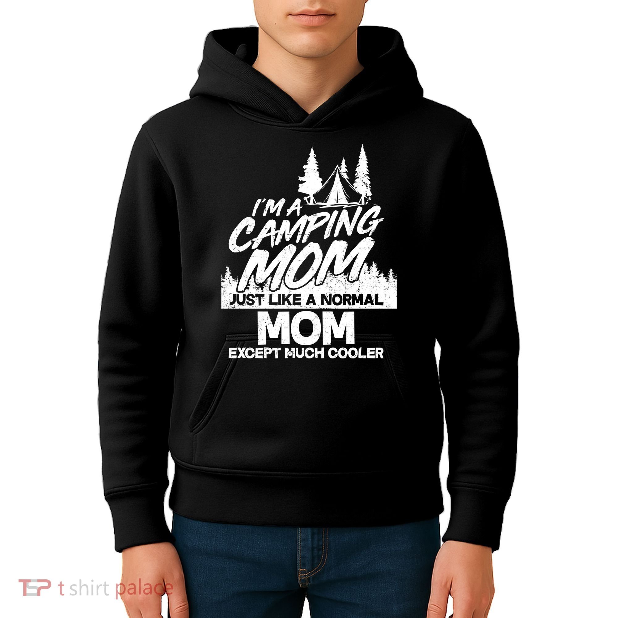 Camping Mom Kids Hoodie