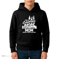 Camping Mom Kids Hoodie thumb 4