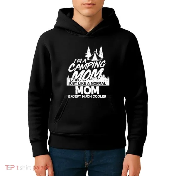 Camping Mom Kids Hoodie