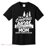 Camping Mom Kids T-Shirt thumb 0