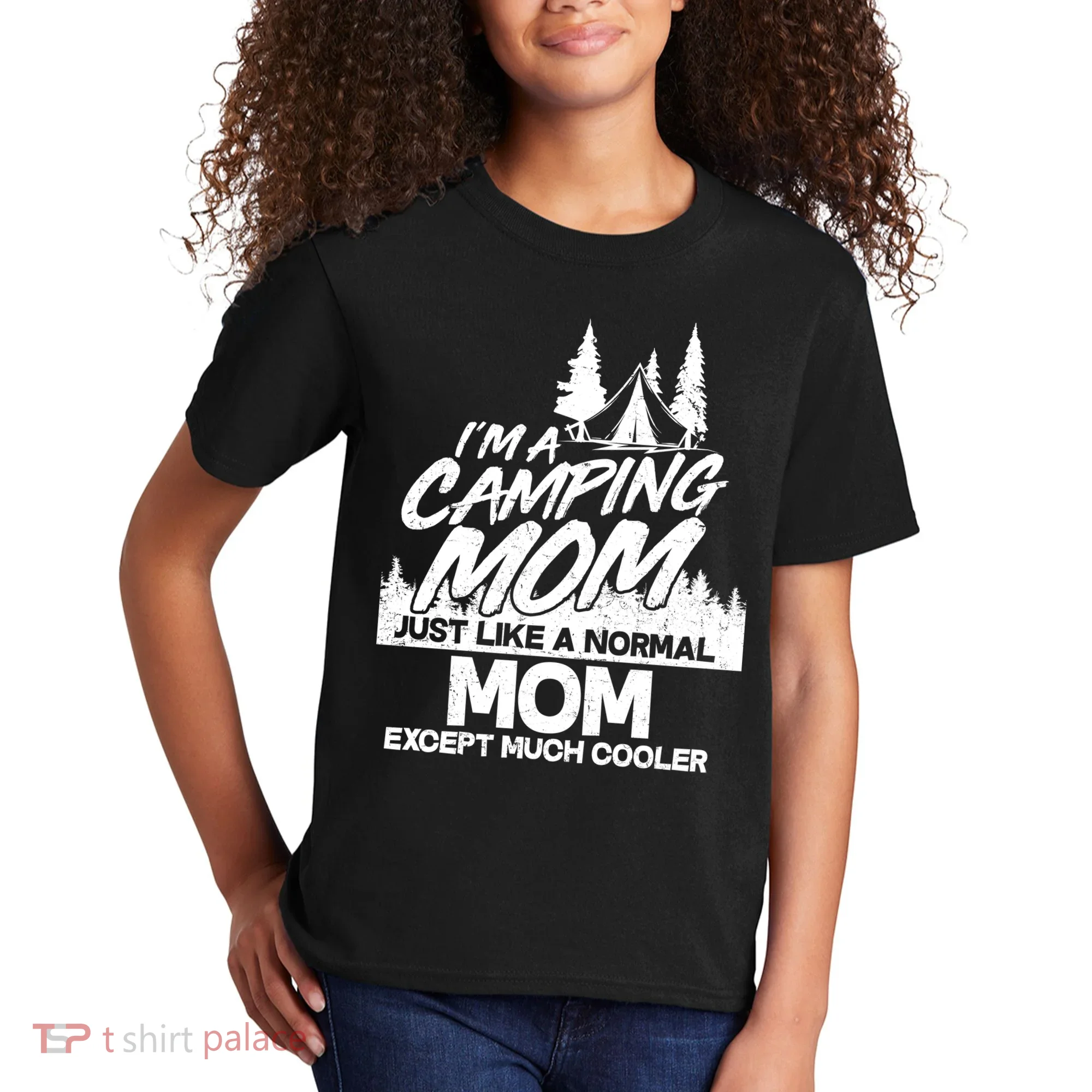 Camping Mom Kids T-Shirt