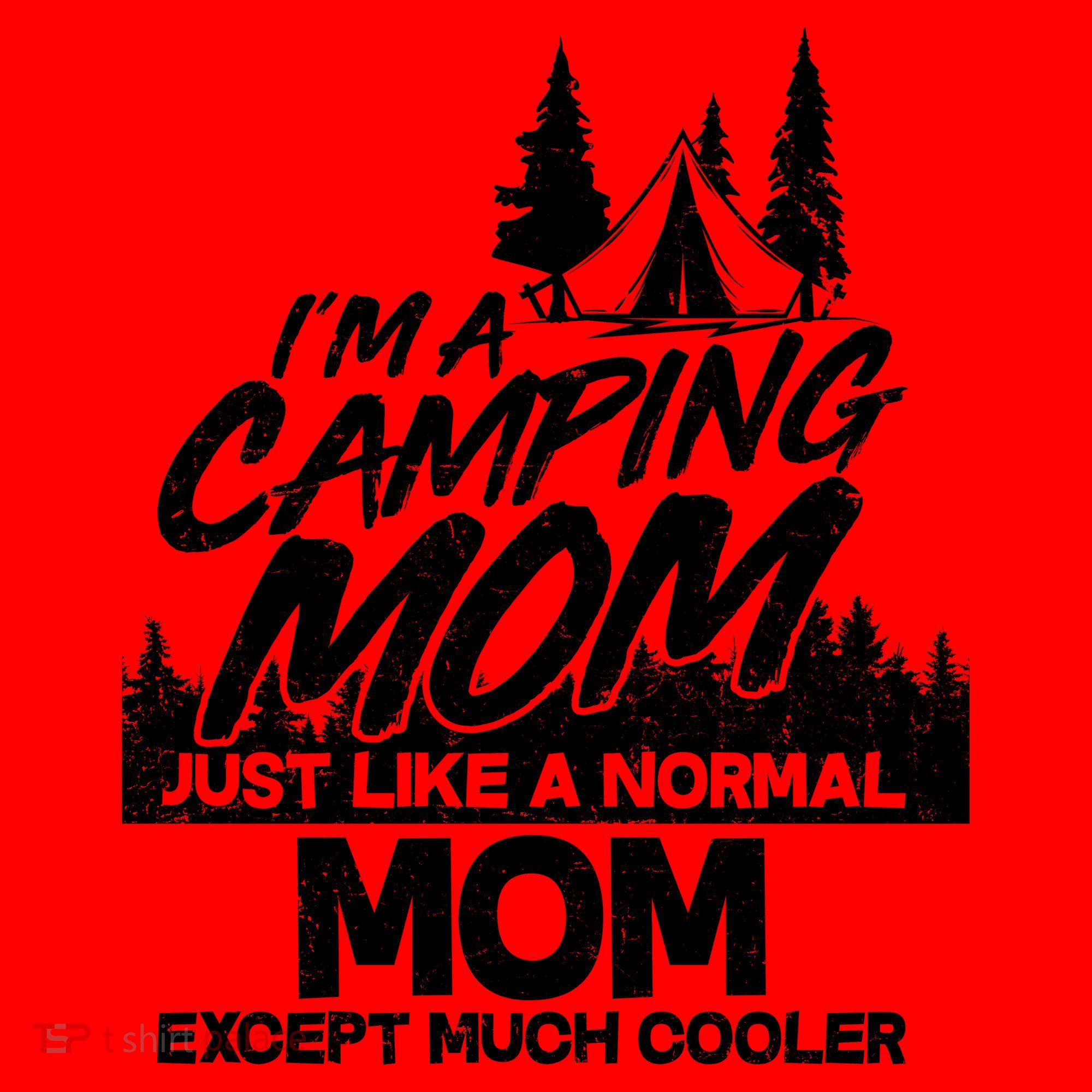 Camping Mom Santa Hat