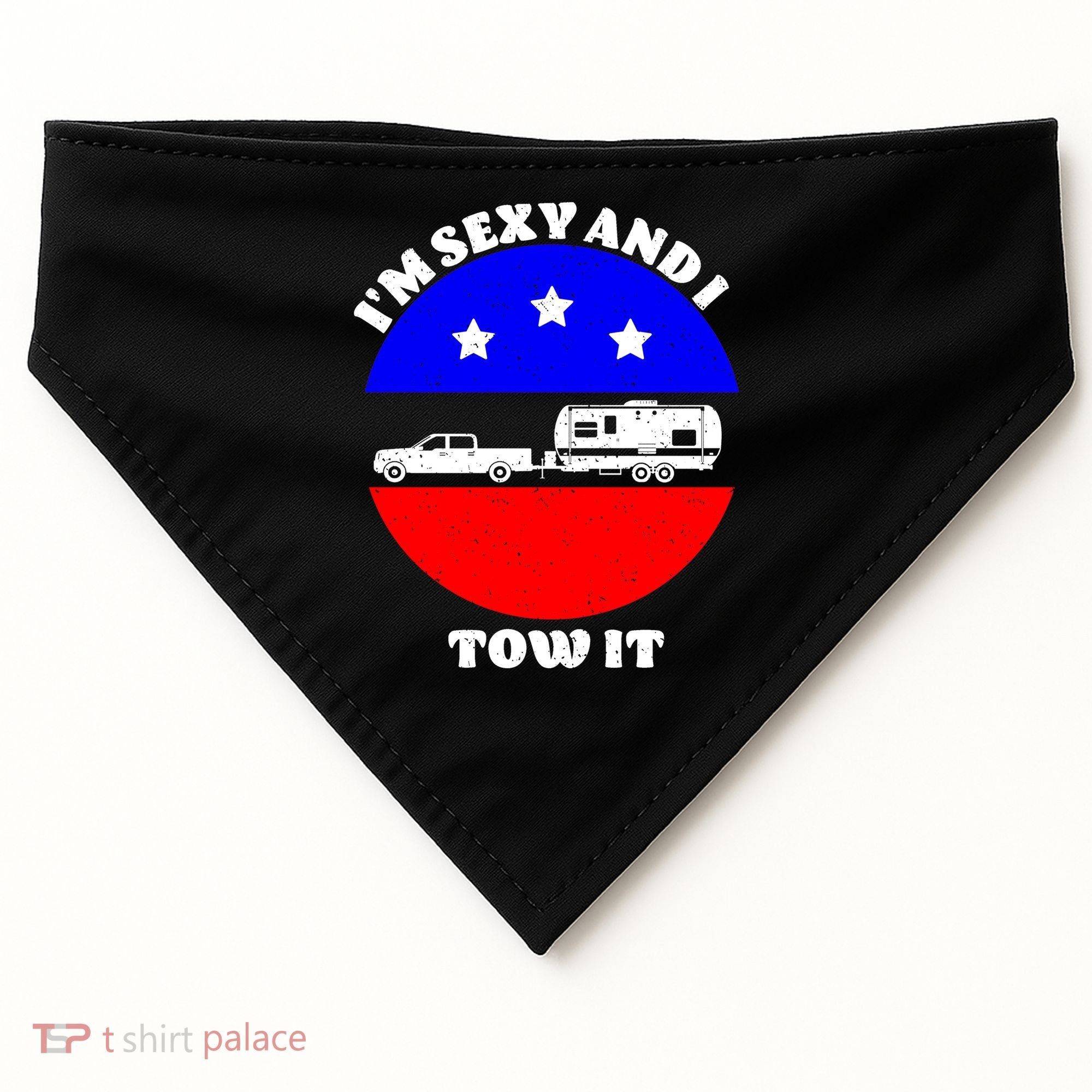 Camping RV I'm Sexy And I Tow It USA-Made Doggie Bandana