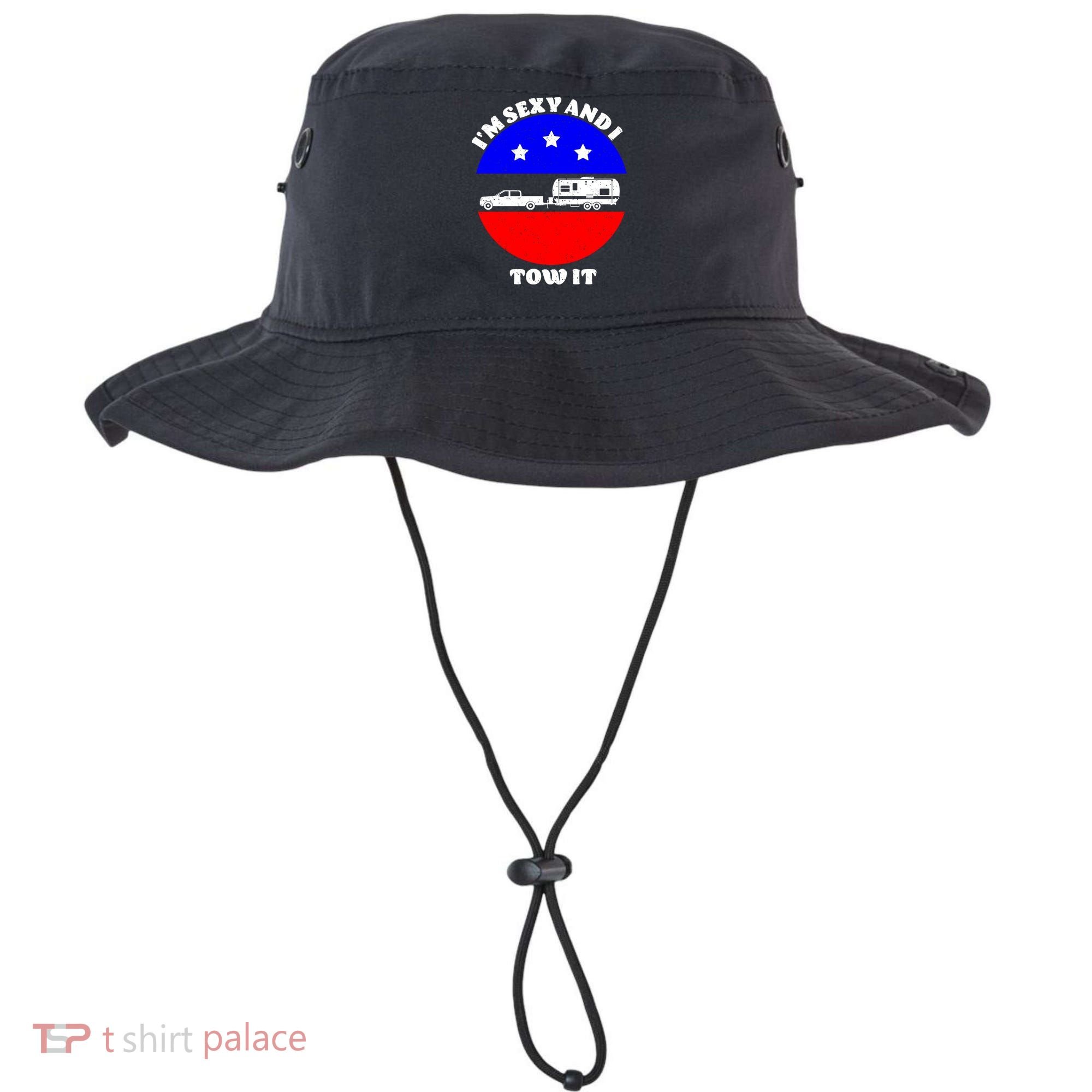 Camping RV I'm Sexy And I Tow It Bucket Hat