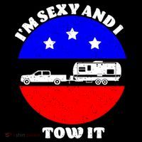 Camping RV I'm Sexy And I Tow It Women's Hoodie thumb 2