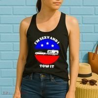 Camping RV I'm Sexy And I Tow It Women's Tank Top thumb 2