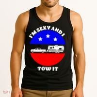 Camping RV I'm Sexy And I Tow It Tank Top thumb 3