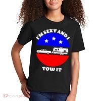 Camping RV I'm Sexy And I Tow It Kids T-Shirt thumb 2
