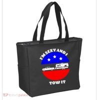 Camping RV I'm Sexy And I Tow It Tote Bag thumb 2