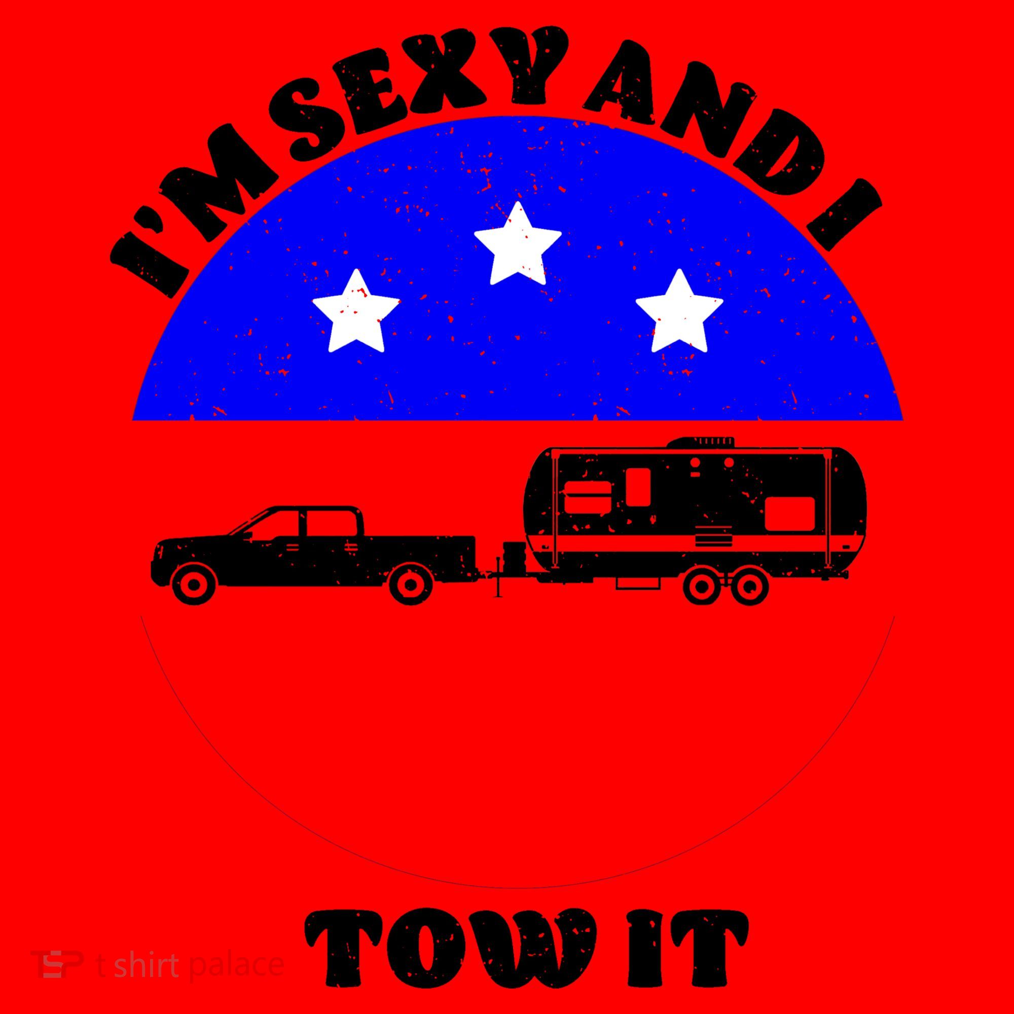Camping RV I'm Sexy And I Tow It Santa Hat