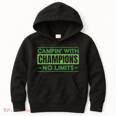 Camping With Champions Kids Hoodie